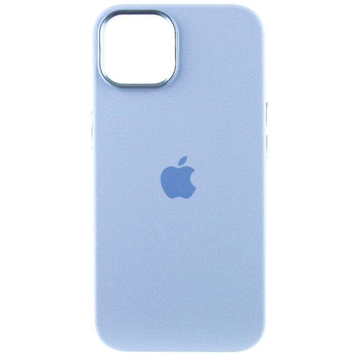 Чохол Silicone Case Metal Buttons (AA) для Apple iPhone 14 (6.1")