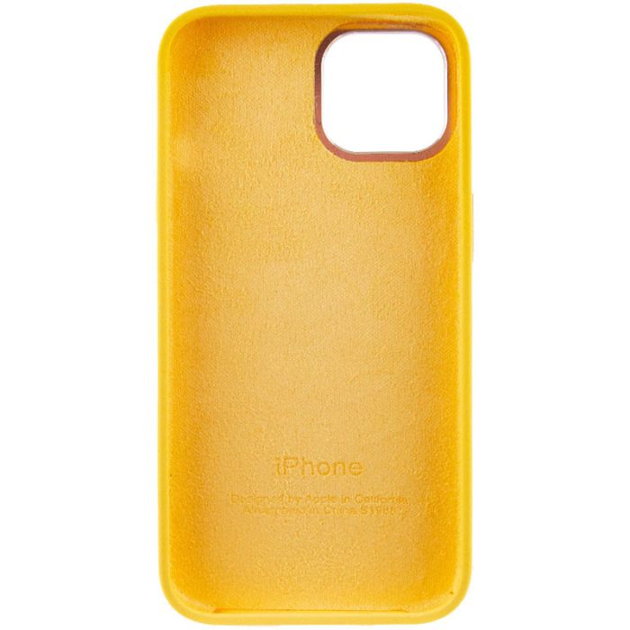 Чохол Silicone Case Metal Buttons (AA) для Apple iPhone 14 (6.1")