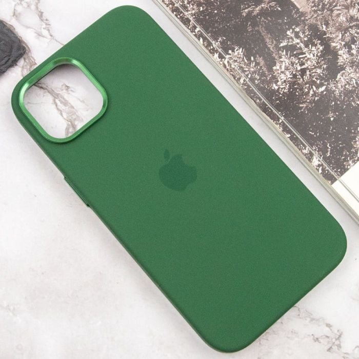 Чохол Silicone Case Metal Buttons (AA) для Apple iPhone 14 (6.1")