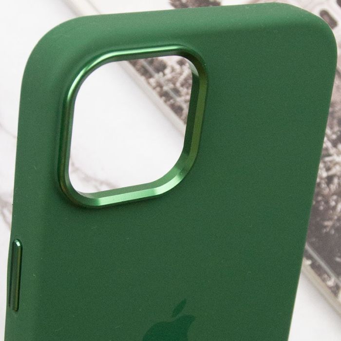 Чохол Silicone Case Metal Buttons (AA) для Apple iPhone 14 (6.1")