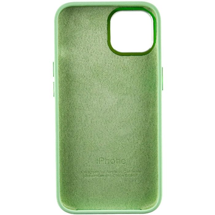 Чохол Silicone Case Metal Buttons (AA) для Apple iPhone 14 (6.1")