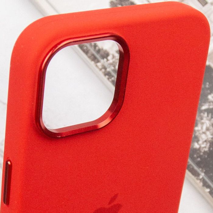 Чохол Silicone Case Metal Buttons (AA) для Apple iPhone 14 (6.1")