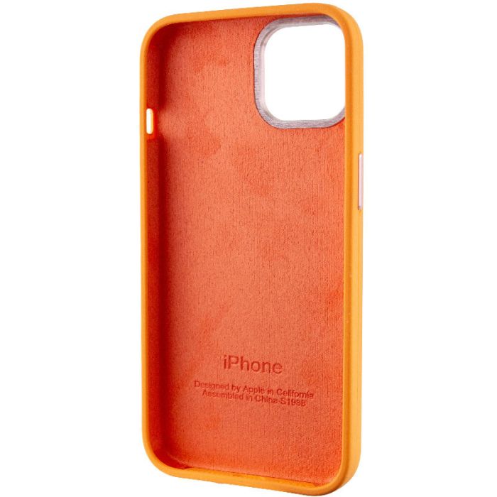 Чохол Silicone Case Metal Buttons (AA) для Apple iPhone 14 (6.1")