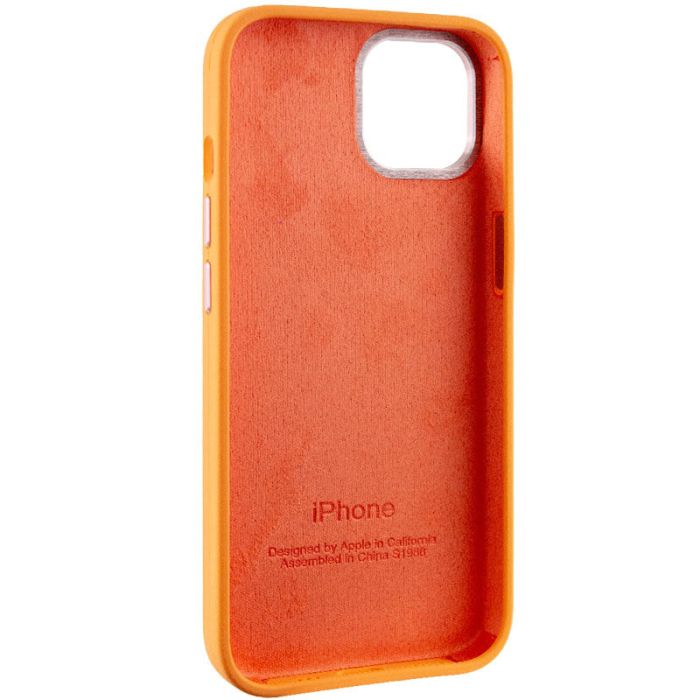 Чохол Silicone Case Metal Buttons (AA) для Apple iPhone 14 (6.1")