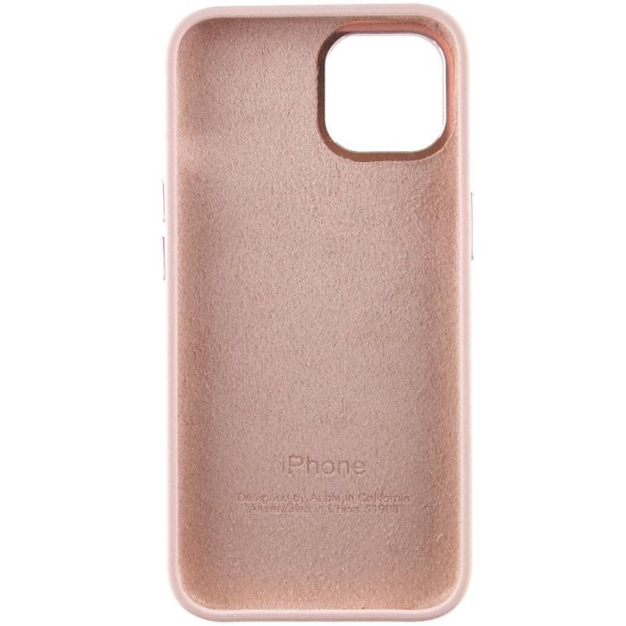 Чохол Silicone Case Metal Buttons (AA) для Apple iPhone 14 (6.1")