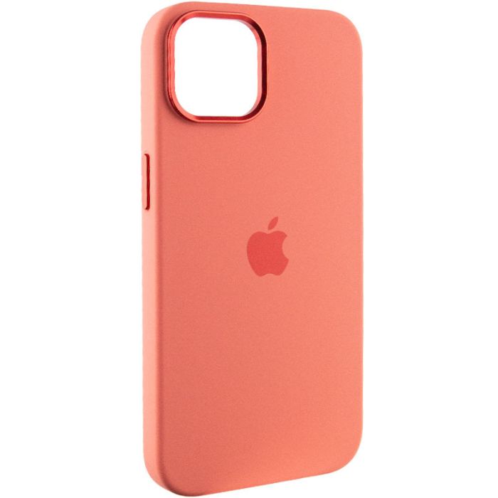 Чохол Silicone Case Metal Buttons (AA) для Apple iPhone 14 (6.1")