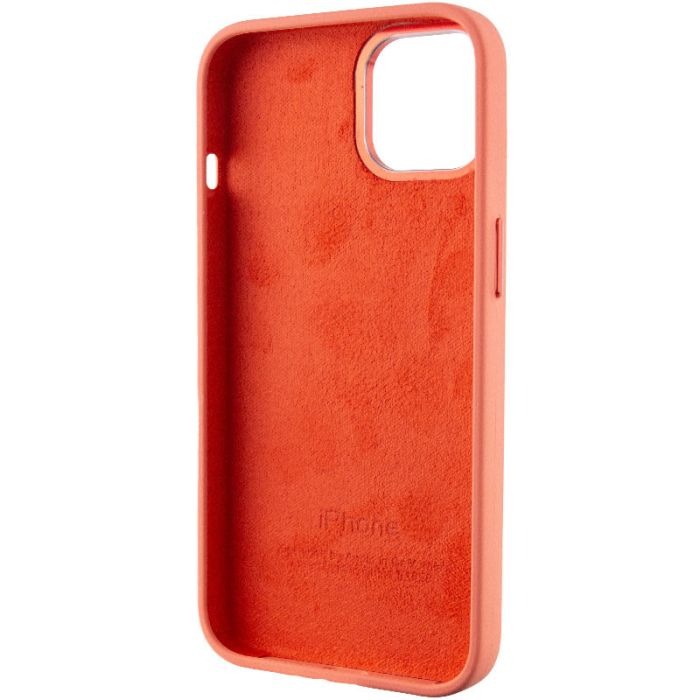 Чохол Silicone Case Metal Buttons (AA) для Apple iPhone 14 (6.1")