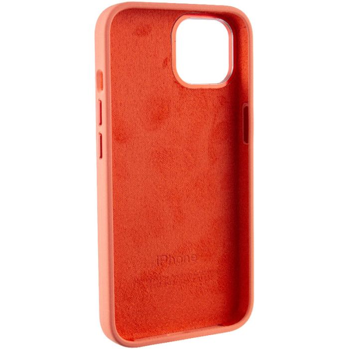 Чохол Silicone Case Metal Buttons (AA) для Apple iPhone 14 (6.1")