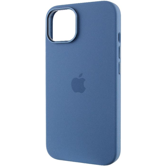 Чохол Silicone Case Metal Buttons (AA) для Apple iPhone 14 (6.1")