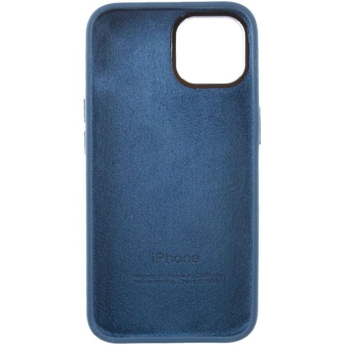 Чохол Silicone Case Metal Buttons (AA) для Apple iPhone 14 (6.1")