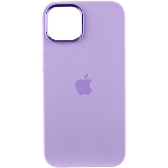 Чохол Silicone Case Metal Buttons (AA) для Apple iPhone 14 (6.1")