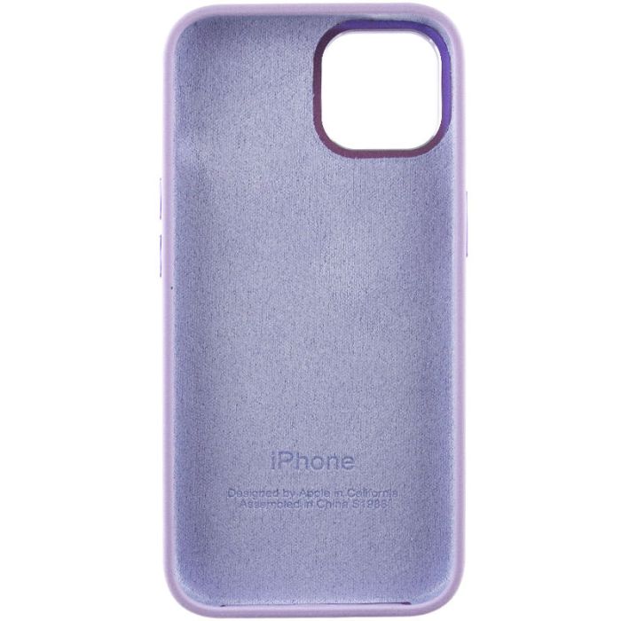 Чохол Silicone Case Metal Buttons (AA) для Apple iPhone 14 (6.1")