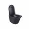 Унітаз підвісний Qtap Virgo безобідковий з сидінням Soft-close QT1833051ERMB