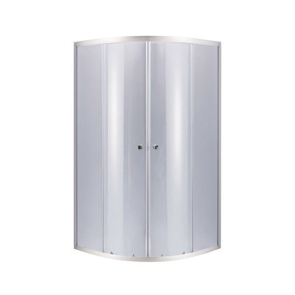 Душова кабіна Lidz Latwa SC80x80.SAT.LOW.GR, скло тоноване 4 мм без піддона