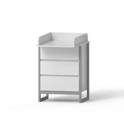 Комод-пеленатор Angelo Magic Mini в бело-сером цвете 60см.