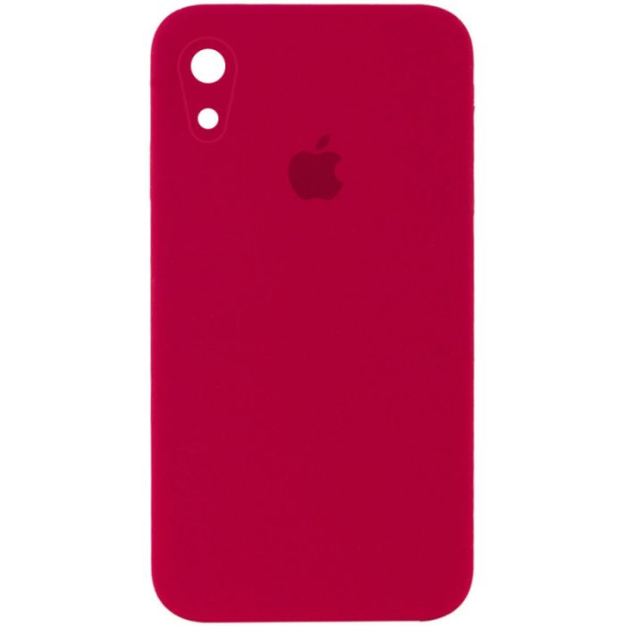 Чохол Silicone Case Square Full Camera Protective (AA) для Apple iPhone XR (6.1")