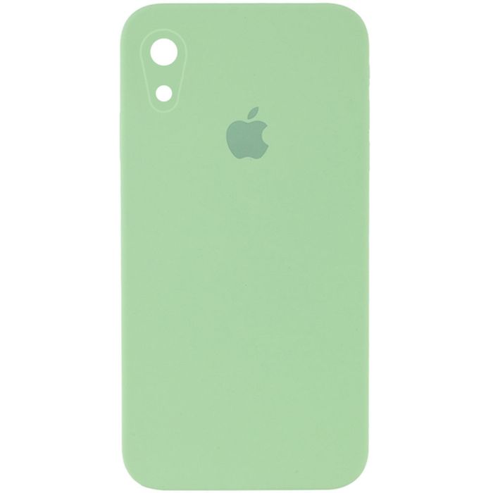 Чохол Silicone Case Square Full Camera Protective (AA) для Apple iPhone XR (6.1")