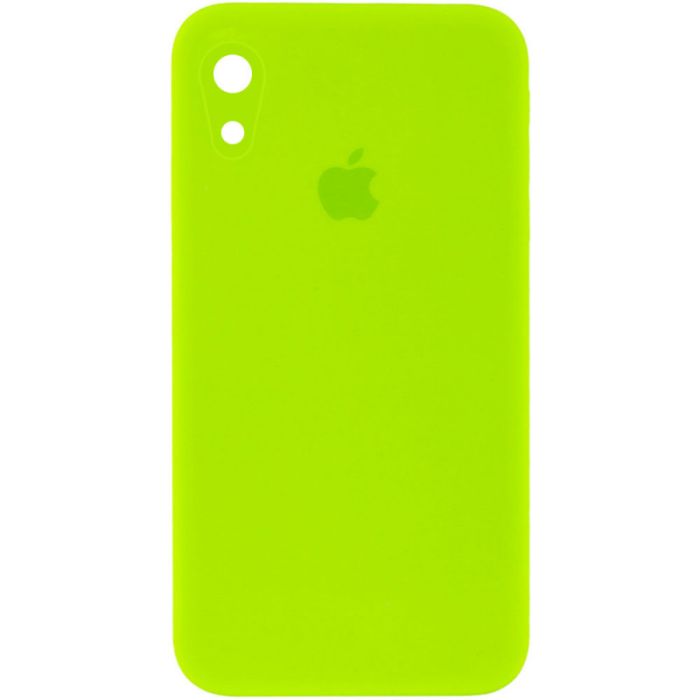 Чохол Silicone Case Square Full Camera Protective (AA) для Apple iPhone XR (6.1")