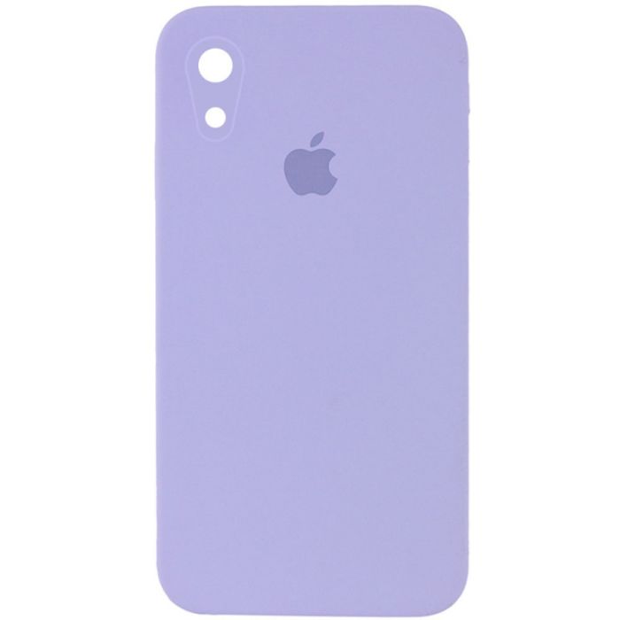 Чохол Silicone Case Square Full Camera Protective (AA) для Apple iPhone XR (6.1")