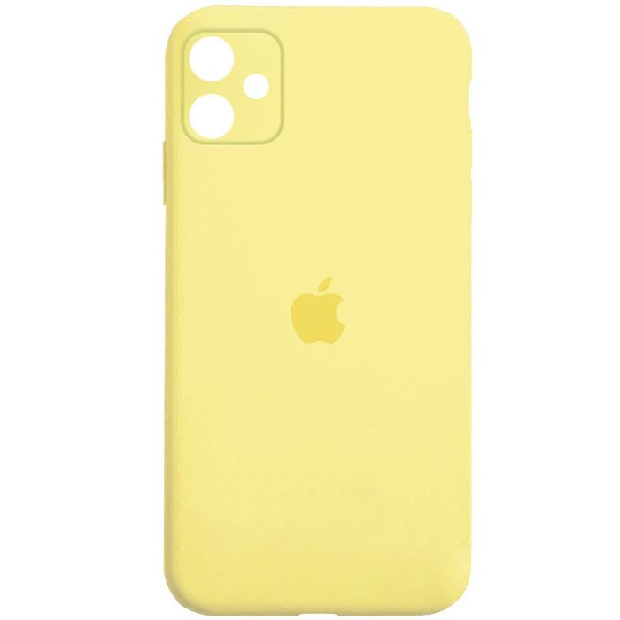 Чохол Silicone Case Square Full Camera Protective (AA) для Apple iPhone 11 (6.1")