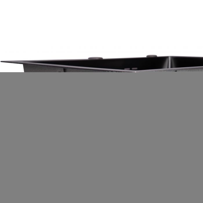 Кухонна мийка Lidz H5050B 3.0/0.8 мм Brush Black (LDH5050BPVD3008)