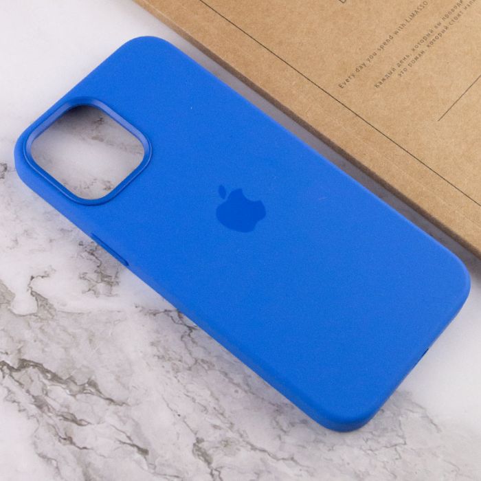 Чохол Silicone case (AAA) full with Magsafe and Animation для Apple iPhone 12 Pro / 12 (6.1")