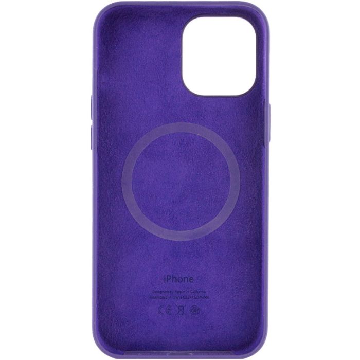 Чохол Silicone case (AAA) full with Magsafe and Animation для Apple iPhone 12 Pro Max (6.7")