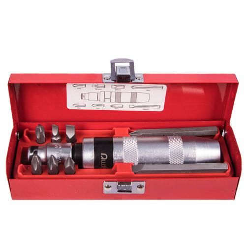 Ударно-поворотна викрутка SL 8,10мм PH#2,3 , 8 предм Alloid