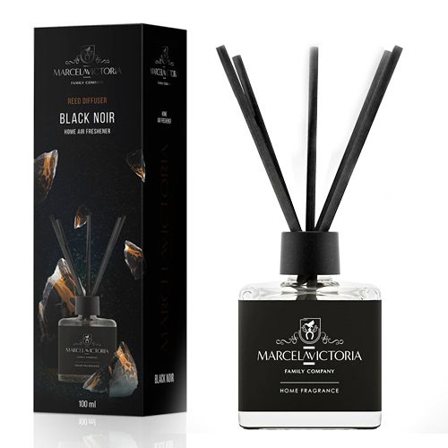 Ароматизатор жидкий для дома/офиса Tasotti "Reed diffuser" 100ml Black Noir (098549)