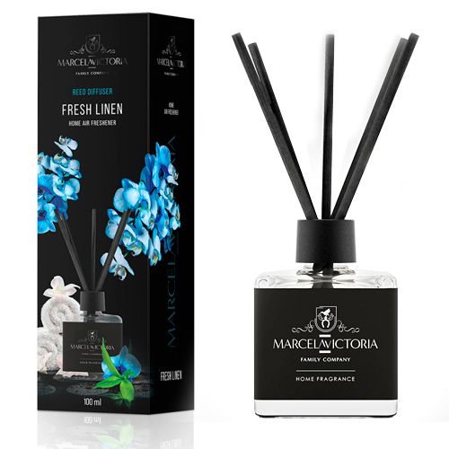 Ароматизатор жидкий для дома/офиса Tasotti "Reed diffuser" 100ml Fresh Linen (098555)