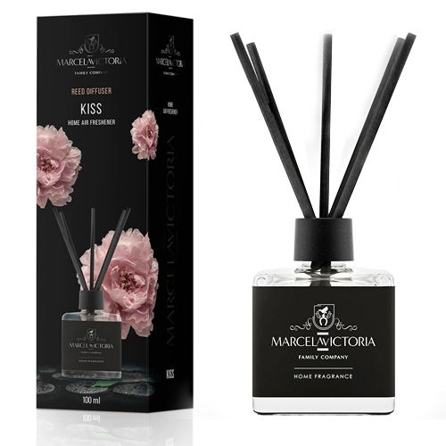 Жидкий ароматизатор для дома/офиса Tasotti "Reed diffuser" 100ml Kiss ((24))