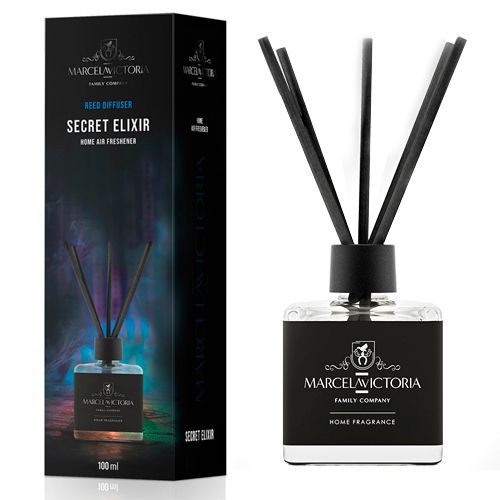 Жидкий ароматизатор для дома/офиса Tasotti "Reed diffuser" 100ml Secret Elixir ((24))