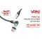 Кабель магнитный шарнирный VOIN USB - Type C 3А, 2m, black (быстрая зарядка/передача данных) (VP-6602C BK)