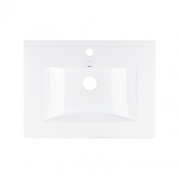 Раковина Qtap Albatross 600х460х180 White без донного клапана QT01113060CW1