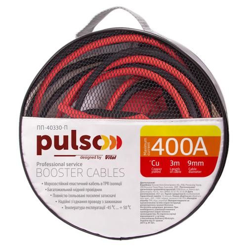 Прикуриватель PULSO 400А (до -45С) 3,0м в чехле