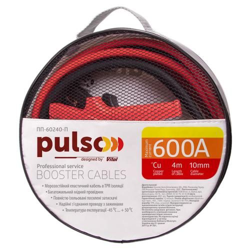 Прикуриватель PULSO 600А (до -45С) 4,0м в чехле