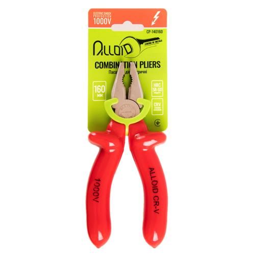 Пассатижи диэлектрические 160 мм 1000В (CP-140160) Alloid (CP-140160)