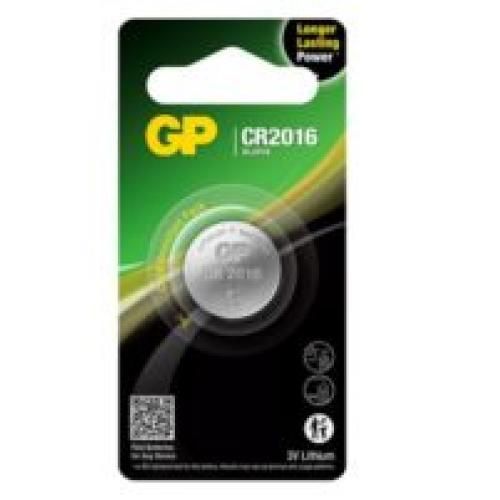 Батарейка GP дисковая Lithium Button Cell 3.0V CR2016-8U5 литиевая