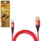 Кабель VOIN CC-4201C RD USB - Type C 3А, 1m, red (швидка зарядка/передача даних) (CC-4201C RD)