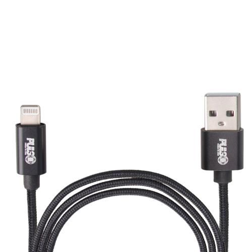 Кабель VOIN CC-1802L BK USB - Lightning 3А, 2m, black (быстрая зарядка/передача данных)