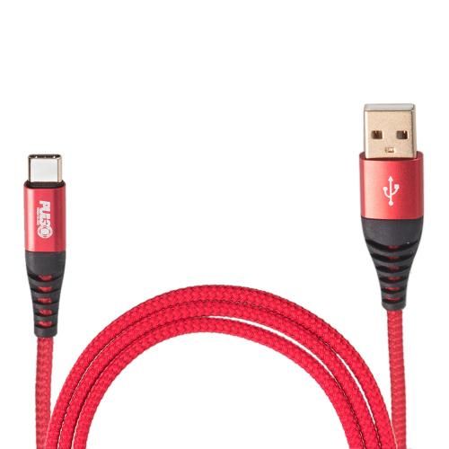 Кабель VOIN CC-4201C RD USB - Type C 3А, 1m, red (швидка зарядка/передача даних)