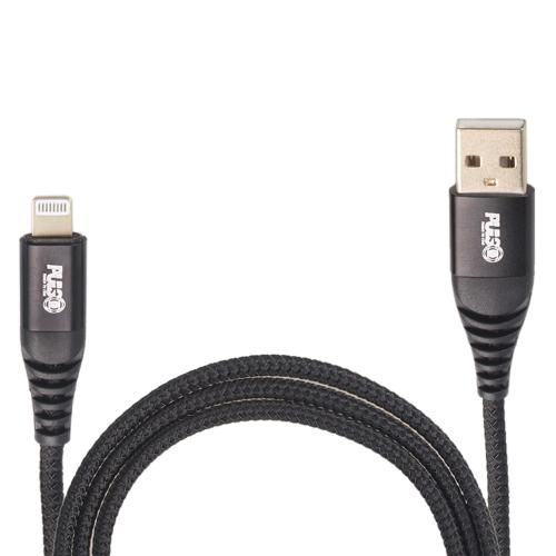 Кабель VOIN CC-4202L BK USB - Lightning 3А, 2m, black (швидка зарядка/передача даних) (CC-4202L BK)