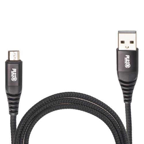Кабель VOIN CC-4202M BK USB - Micro USB 3А, 2m, black (быстрая зарядка/передача данных)