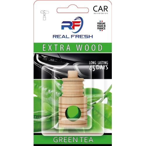 Освіжувач повітря рідкий REAL FRESH "EXTRA WOOD" Green Tea 5 мл