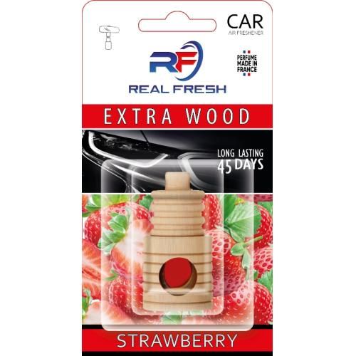 Освіжувач повітря рідкий REAL FRESH "EXTRA WOOD" Strawberry 5 мл
