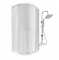 Готове рішення Qtap 6: Душ. кабіна півкругла, 90x90 + Душ. панель + Змішувач для душу