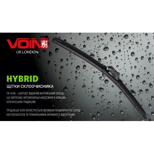 Щетки стеклоочистителя гибридные VOIN 16"-400мм (TPX6M-16") HIBRID