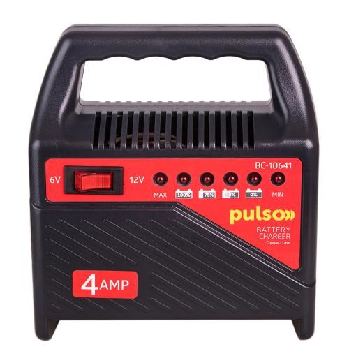 Зарядний пристрій PULSO BC-10641 6&12V/4A/10-60AHR/світлодіодн.індик. (BC-10641)