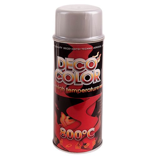 Deco Color Краска аэроз. 400ml /термостойка 800*С серебристый (111022/720293)