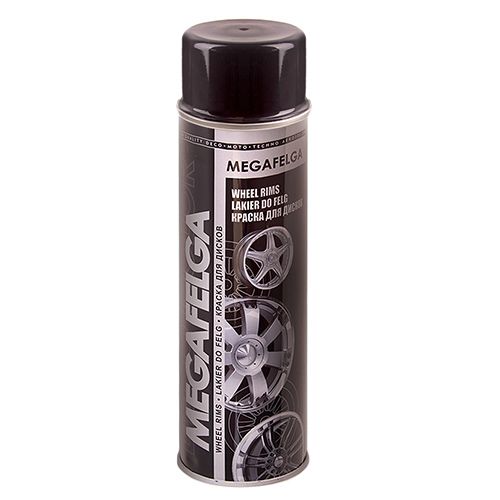 Deco Color Фарба аероз. 500ml Megafelga/для дискiв чорний блиск (725502)